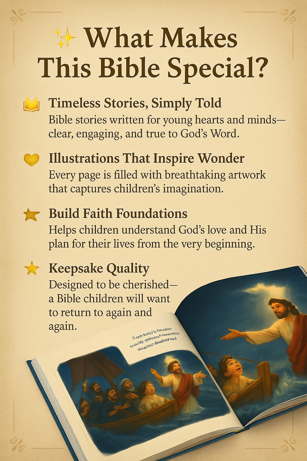 The Beginnings Storybook Bible: Gentle retellings of Old & New Testament stories for kids