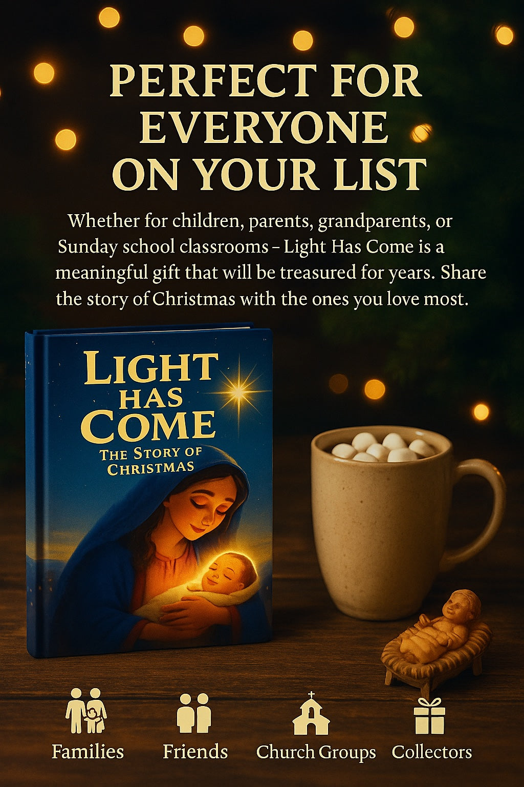 Light Has Come: Celebrate the True Meaning of Christmas with Beauty, Wonder, and Joy.