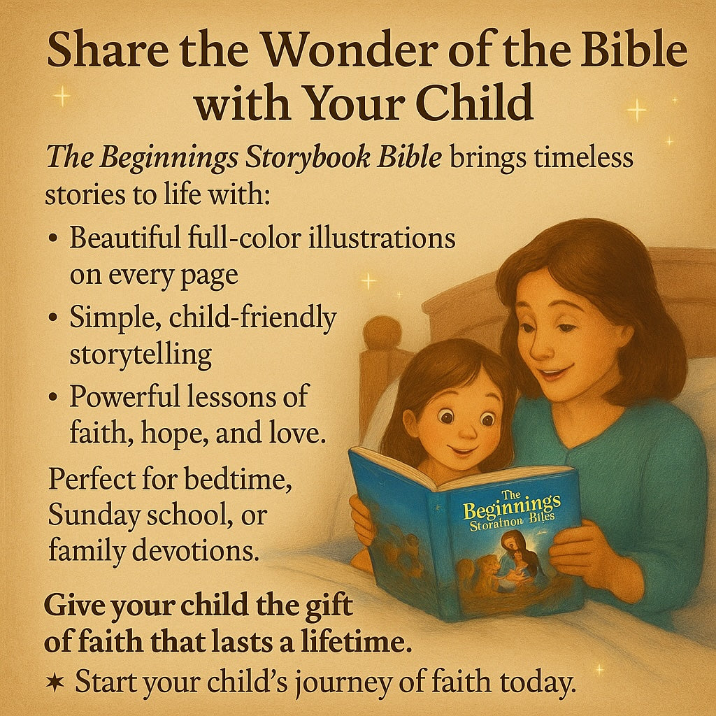 The Beginnings Storybook Bible: Gentle retellings of Old & New Testament stories for kids