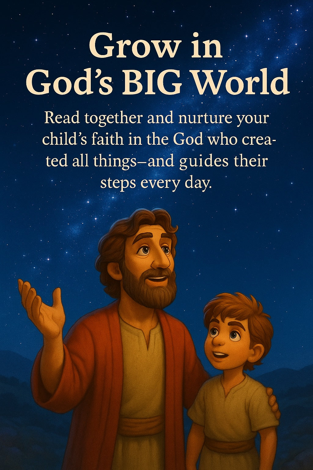 God’s Big World Bible: Bible Stories for Kids with Beautiful Illustrations and Big Faith Lessons: From Creation to the Cross—True Stories of Courage, ... and God’s Faithfulness American Bible Company