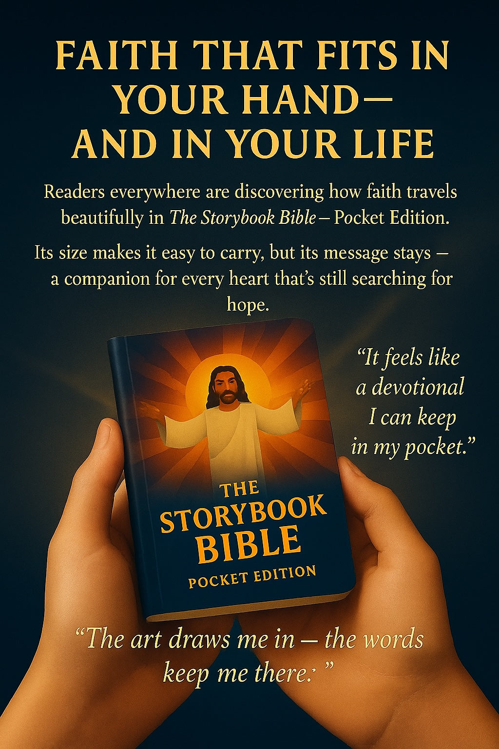 The Storybook Bible – MINI Edition: The Eternal Story in Living Color (Pocket Edition): Portable Faith • Full-Color Bible Stories in a Compact Pocket Format